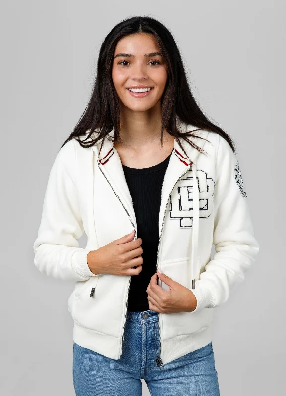 Women's sweatshirt with a mesh panel insert for breathability during workoutsWomen's zip-up hoodie Sherpa Ruffina Women's sweatshirt with a mesh panel insert for breathability during workoutsWomen's zip-up hoodie Sherpa Ruffina