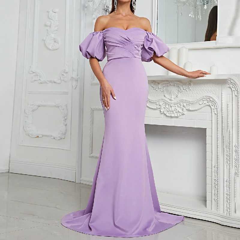 Plus Size Women Dress with a Flattering A - Line Cut for Comfort and Style Plus Size Women Dress with a Flattering A - Line Cut for Comfort and Style NiDELL New Engagement Dress Dress off-Shoulder Short Sleeve Prom Party Dress Fishtail Dress-SSL6118-2 Plus Size Women Dress with a Flattering A - Line Cut for Comfort and Style Plus Size Women Dress with a Flattering A - Line Cut for Comfort and Style NiDELL New Engagement Dress Dress off-Shoulder Short Sleeve Prom Party Dress Fishtail Dress-SSL6118-2