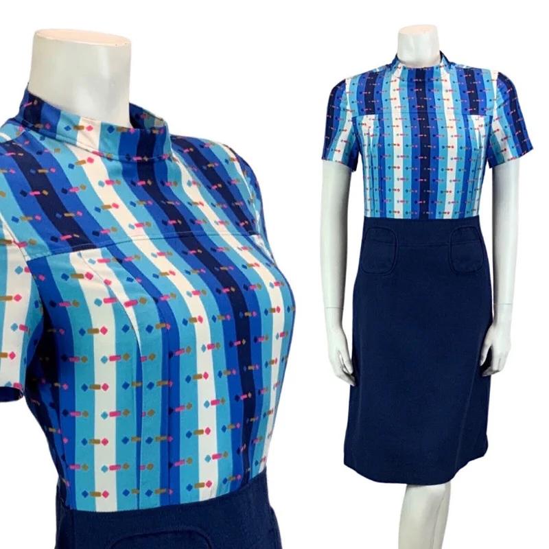 Plus Size Women Dress with a Flattering A - Line Cut for Comfort and Style Plus Size Women Dress with a Flattering A - Line Cut for Comfort and Style VINTAGE 60s 70s NAVY BLUE HIGH NECK LIGHT BLUE WHITE PATTERNED PINK MIDI DRESS 6 Plus Size Women Dress with a Flattering A - Line Cut for Comfort and Style Plus Size Women Dress with a Flattering A - Line Cut for Comfort and Style VINTAGE 60s 70s NAVY BLUE HIGH NECK LIGHT BLUE WHITE PATTERNED PINK MIDI DRESS 6