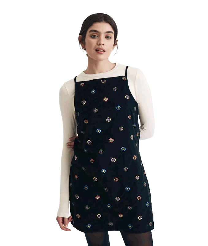 Ruffled Women Dress with Multiple Layers for a Playful and Girly Style Ruffled Women Dress with Multiple Layers for a Playful and Girly Style Cord Pepper Mini Pinafore Dress - Black Ruffled Women Dress with Multiple Layers for a Playful and Girly Style Ruffled Women Dress with Multiple Layers for a Playful and Girly Style Cord Pepper Mini Pinafore Dress - Black