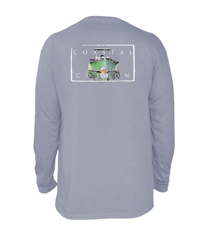 Pocket - Equipped Women Long Sleeve Top for Added FunctionalityAnchored Boat Long Sleeve Pocket - Equipped Women Long Sleeve Top for Added FunctionalityAnchored Boat Long Sleeve