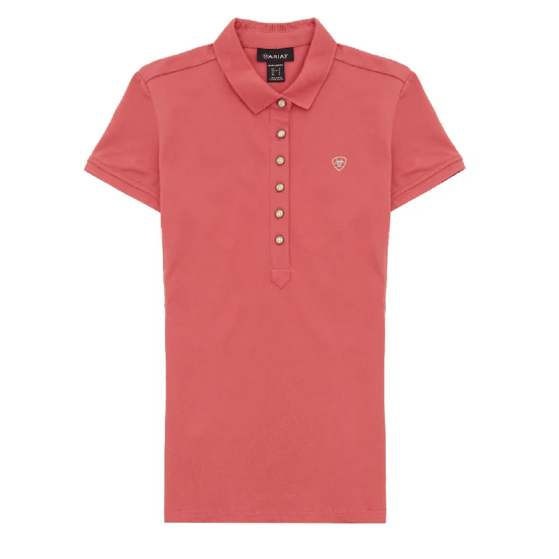 Maternity polo shirt for pregnant women's comfortAriat Womens Prix 2.0 Polo Shirt Slate Rose Maternity polo shirt for pregnant women's comfortAriat Womens Prix 2.0 Polo Shirt Slate Rose