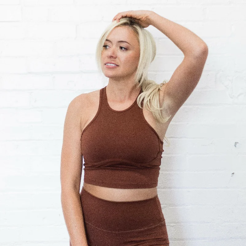 Square Neck Women's Organic Cotton Tank Tops in Earth TonesAspire II Tank Top - Espresso Square Neck Women's Organic Cotton Tank Tops in Earth TonesAspire II Tank Top - Espresso