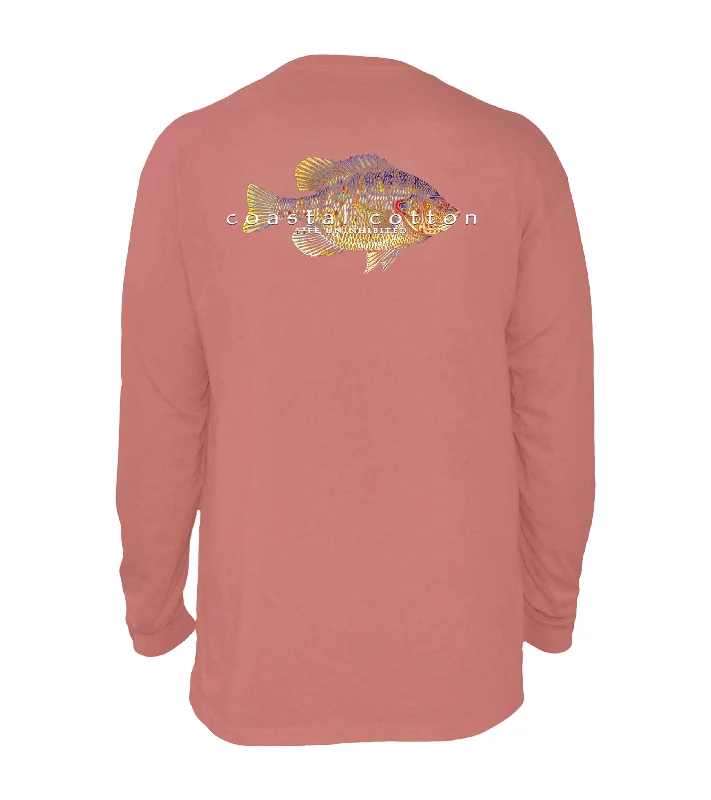 Cropped Women Long Sleeve Top to Pair with High - Waisted BottomsBluegill Long Sleeve