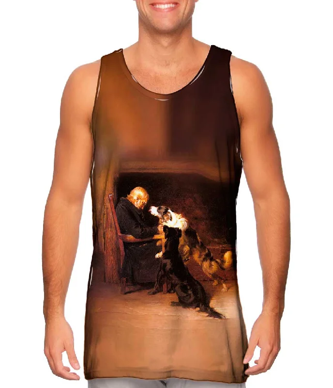 Plunge Neck Women's Seamless Tank Tops for a Smooth FitBriton Riviere - "The Long Sleep" (1868) Plunge Neck Women's Seamless Tank Tops for a Smooth FitBriton Riviere - "The Long Sleep" (1868)