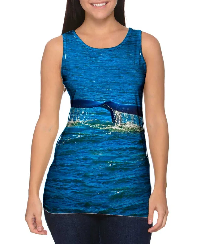 Square Neck Women's Organic Cotton Tank Tops in Earth TonesBrown Camo Lobo