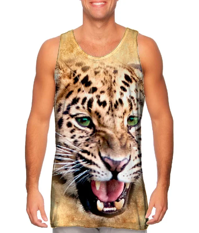 Plus Size Women's Side - Slit Tank Tops in Metallic ShadesBrown Elk