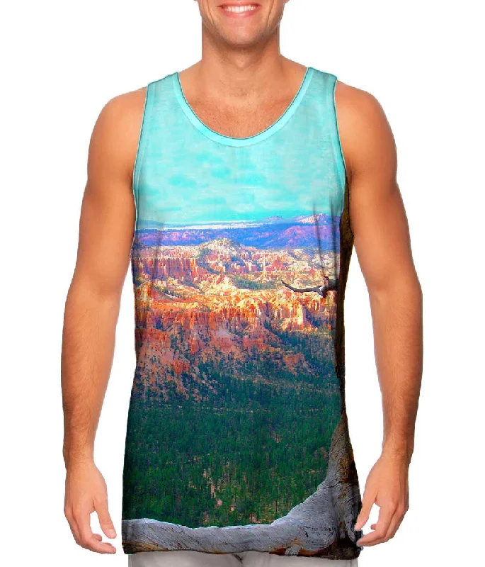 Mock Neck Women's Performance Tank Tops for CyclingBryce Canyon National Park