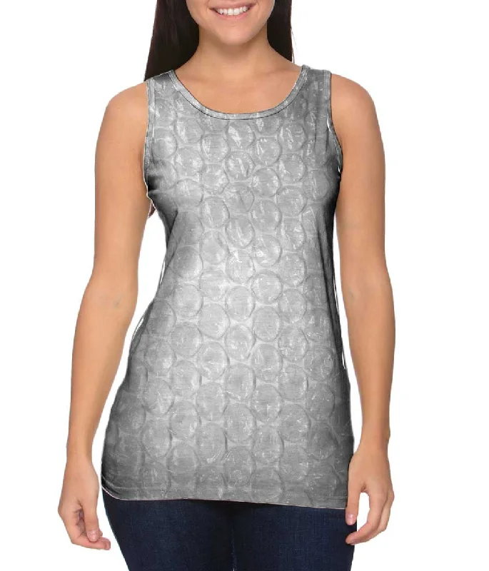 Women's Sleeveless Ribbed Tank Tops for a Trendy LookBubble Wrap