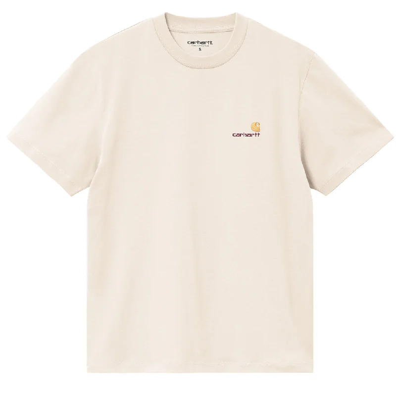 Carhartt WIP Womens S/S American Script T-Shirt Moonbeam