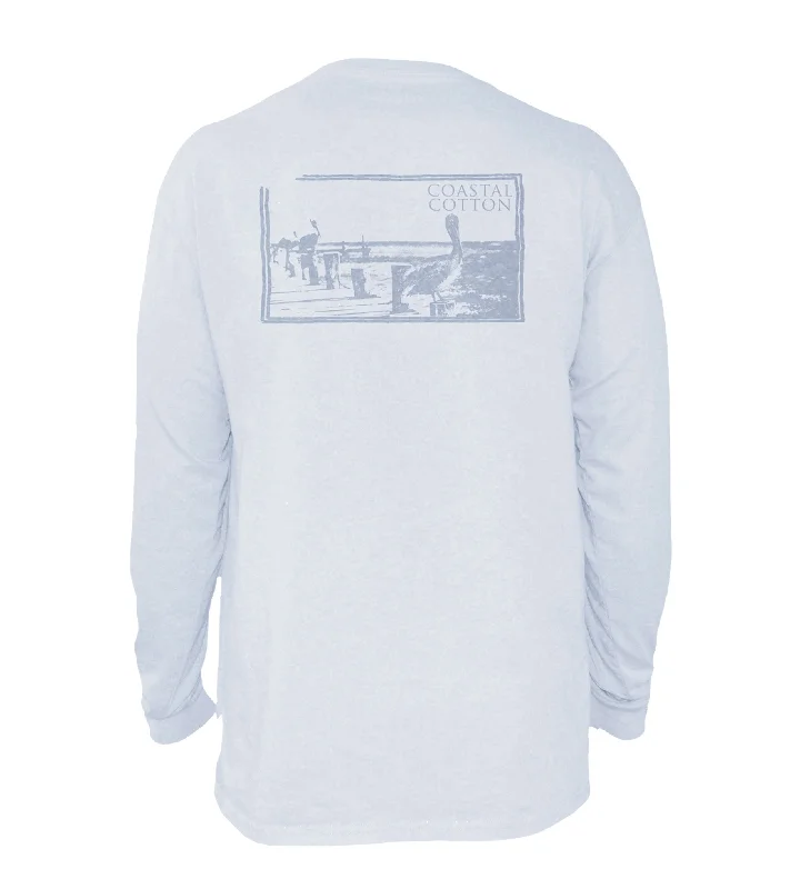 Printed Graphic Women Long Sleeve Top with a Bold StatementDockside Long Sleeve
