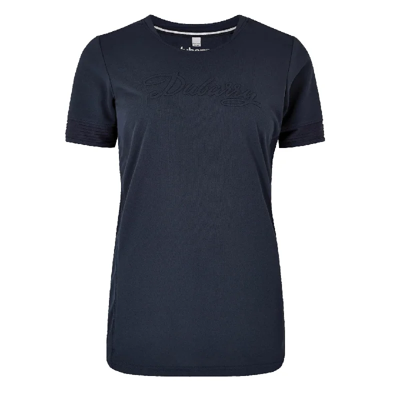 Animal print polo shirt for a bold fashion statementDubarry Womens Trim S/S Tees Navy Animal print polo shirt for a bold fashion statementDubarry Womens Trim S/S Tees Navy