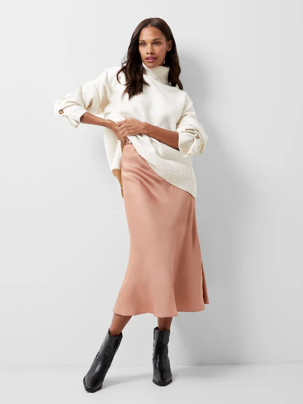 Stretchable Women Shorts for Maximum MobilityEnnis Eco Satin Midaxi Slip Skirt