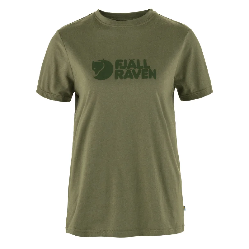 Glitter - embellished polo shirt for a sparkly appearanceFjallraven Womens Logo T-Shirt Green Glitter - embellished polo shirt for a sparkly appearanceFjallraven Womens Logo T-Shirt Green