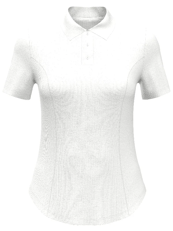 Womens Heather Golf Polo