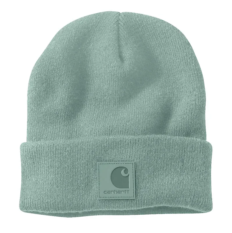 Lightweight Women Long Sleeve Top for Spring and AutumnKnit Beanie - Patina