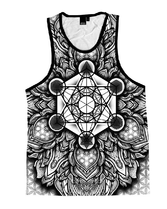 Metatrons Cube Mandala Unisex Tank Top