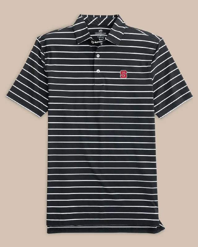 NC State Wolfpack brrr°®-eeze Desmond Stripe Polo