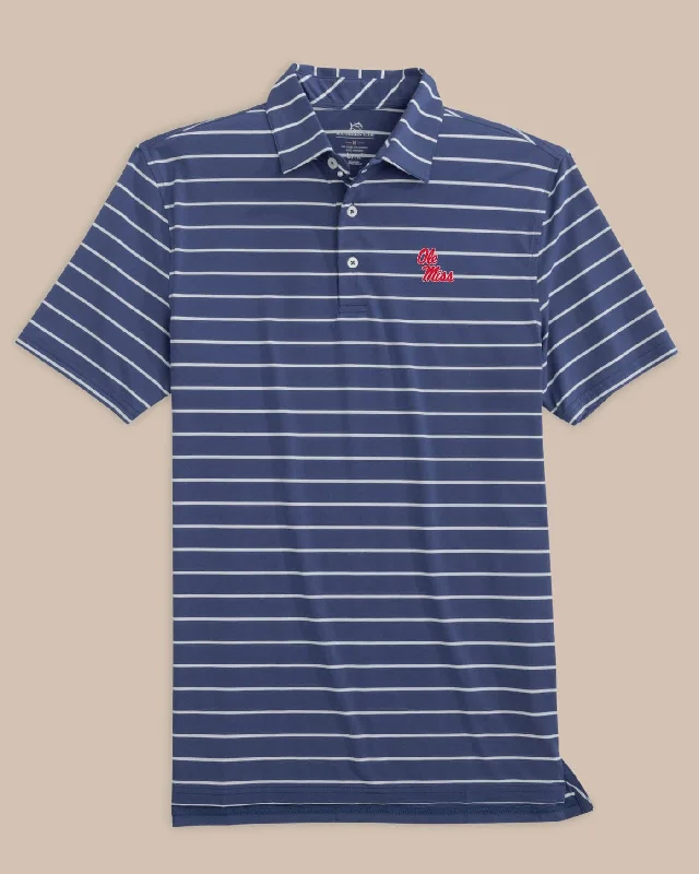 Ole Miss Rebels brrr°®-eeze Desmond Stripe Polo