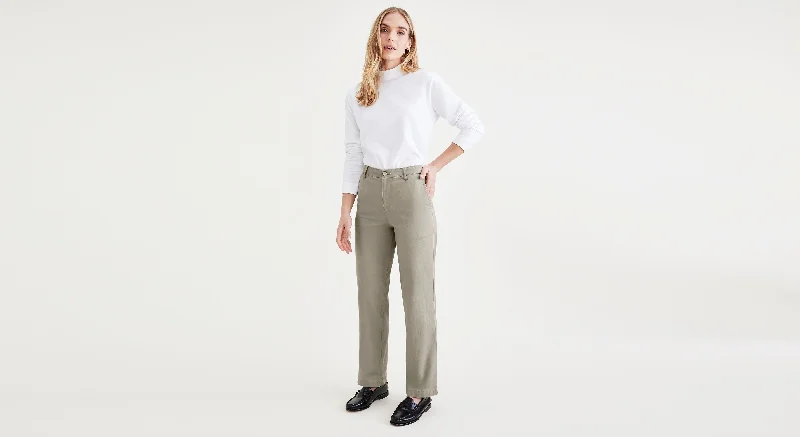 Original Khaki, High Waisted, Straight Fit