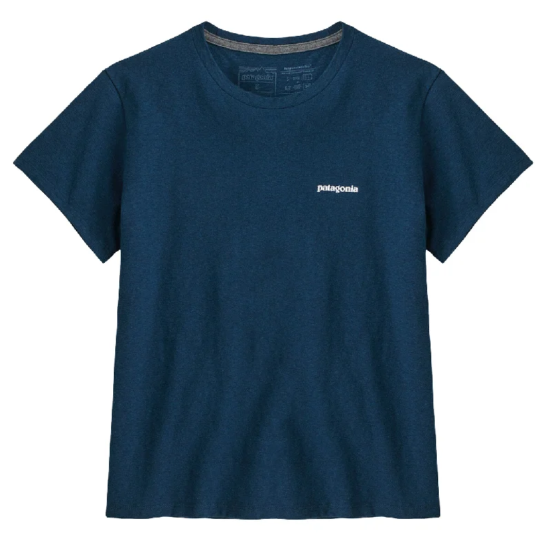 V - neck polo shirt in soft merino wool for winterPatagonia P-6 Logo Responsibili Tee Tidepool Blue V - neck polo shirt in soft merino wool for winterPatagonia P-6 Logo Responsibili Tee Tidepool Blue