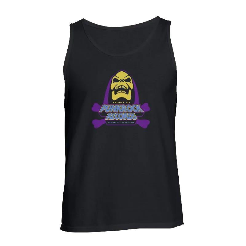 POPR Records - "Skeletor Logo" (Black) (Tank Top)