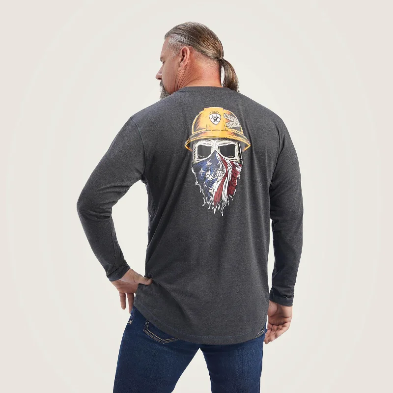 Ruffled Cuff Women Long Sleeve Top with a Feminine TouchRebar Workman Born For This Graphic T-Shirt - Charcoal Heather Ruffled Cuff Women Long Sleeve Top with a Feminine TouchRebar Workman Born For This Graphic T-Shirt - Charcoal Heather