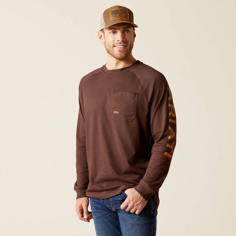 Puffer - Sleeve Women Long Sleeve Top for a Fashion - Forward LookRebar Cotton Strong Graphic T-Shirt Long Sleeve - Coffee Bean/Golden Brown Puffer - Sleeve Women Long Sleeve Top for a Fashion - Forward LookRebar Cotton Strong Graphic T-Shirt Long Sleeve - Coffee Bean/Golden Brown