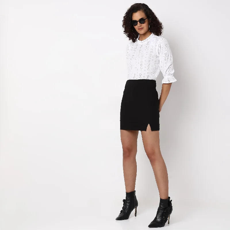 Bermuda Women Shorts for a Classic and Sophisticated LookRegular Fit Solid Mid Rise Skirts Bermuda Women Shorts for a Classic and Sophisticated LookRegular Fit Solid Mid Rise Skirts