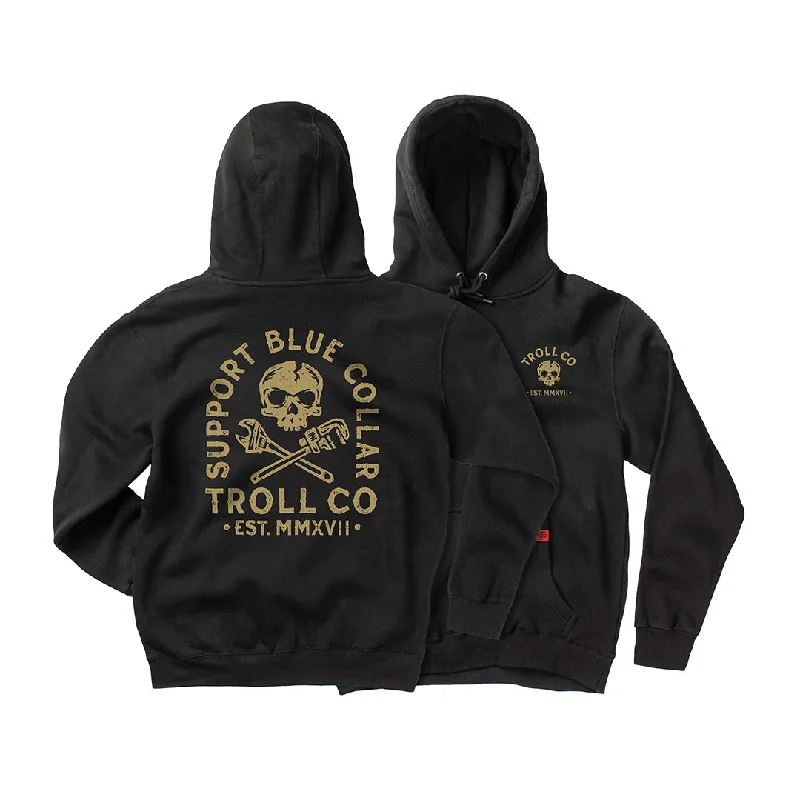 Pocket - Equipped Women Long Sleeve Top for Added FunctionalitySBC Crossed Hoodie, Black