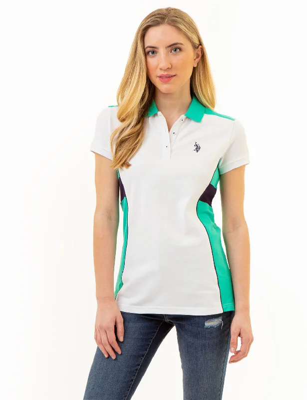 School uniform - style polo shirt with a specific logoSIDESEAM PANEL COLORBLOCK POLO SHIRT School uniform - style polo shirt with a specific logoSIDESEAM PANEL COLORBLOCK POLO SHIRT