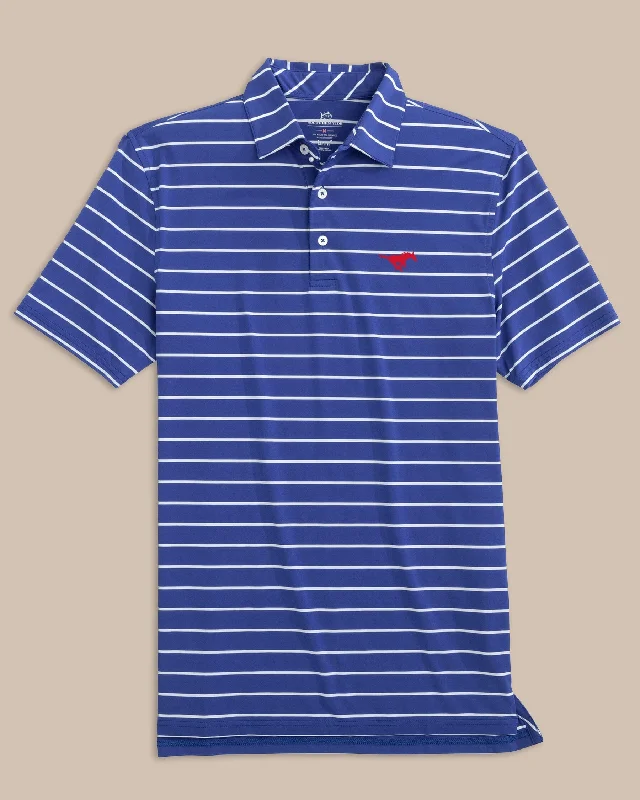 SMU Mustangs brrr°®-eeze Desmond Stripe Polo