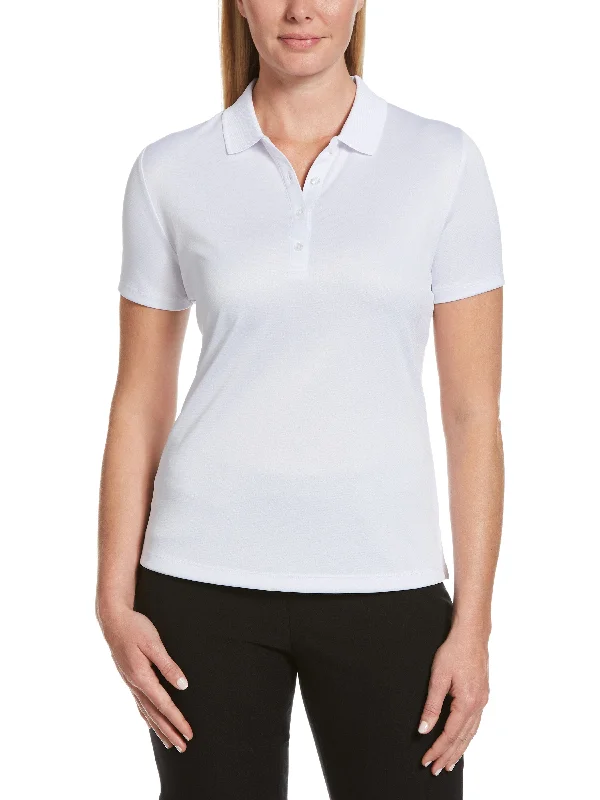Hawaiian - print polo shirt for a tropical vibeWomens Solid Swing Tech™ Polo