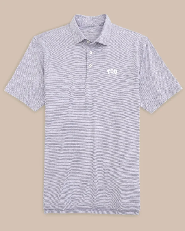 TCU Horned Frogs Driver Spacedye Polo Shirt