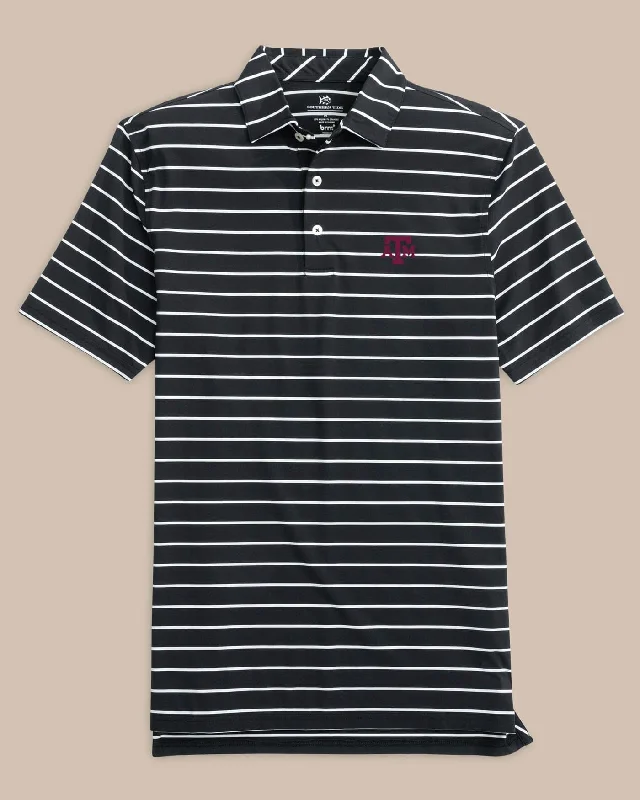 Texas A&M Aggies brrr°®-eeze Desmond Stripe Polo