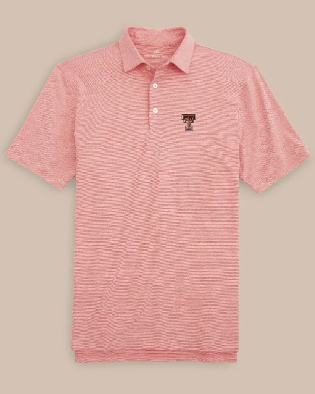 Texas Tech Driver Spacedye Polo Shirt