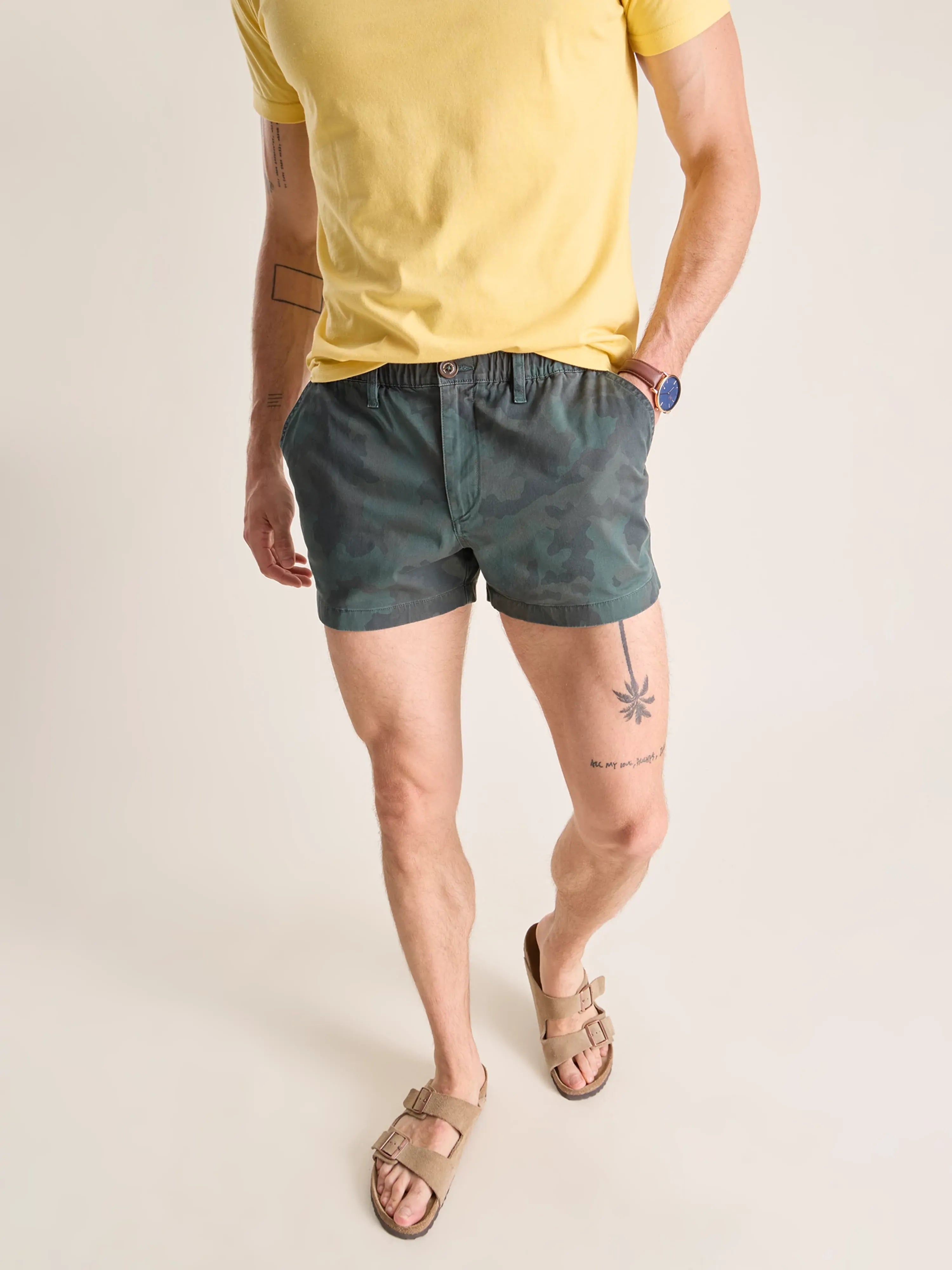 Belted Women Shorts to Enhance the WaistlineThe Camoflaugers 4" (Originals)