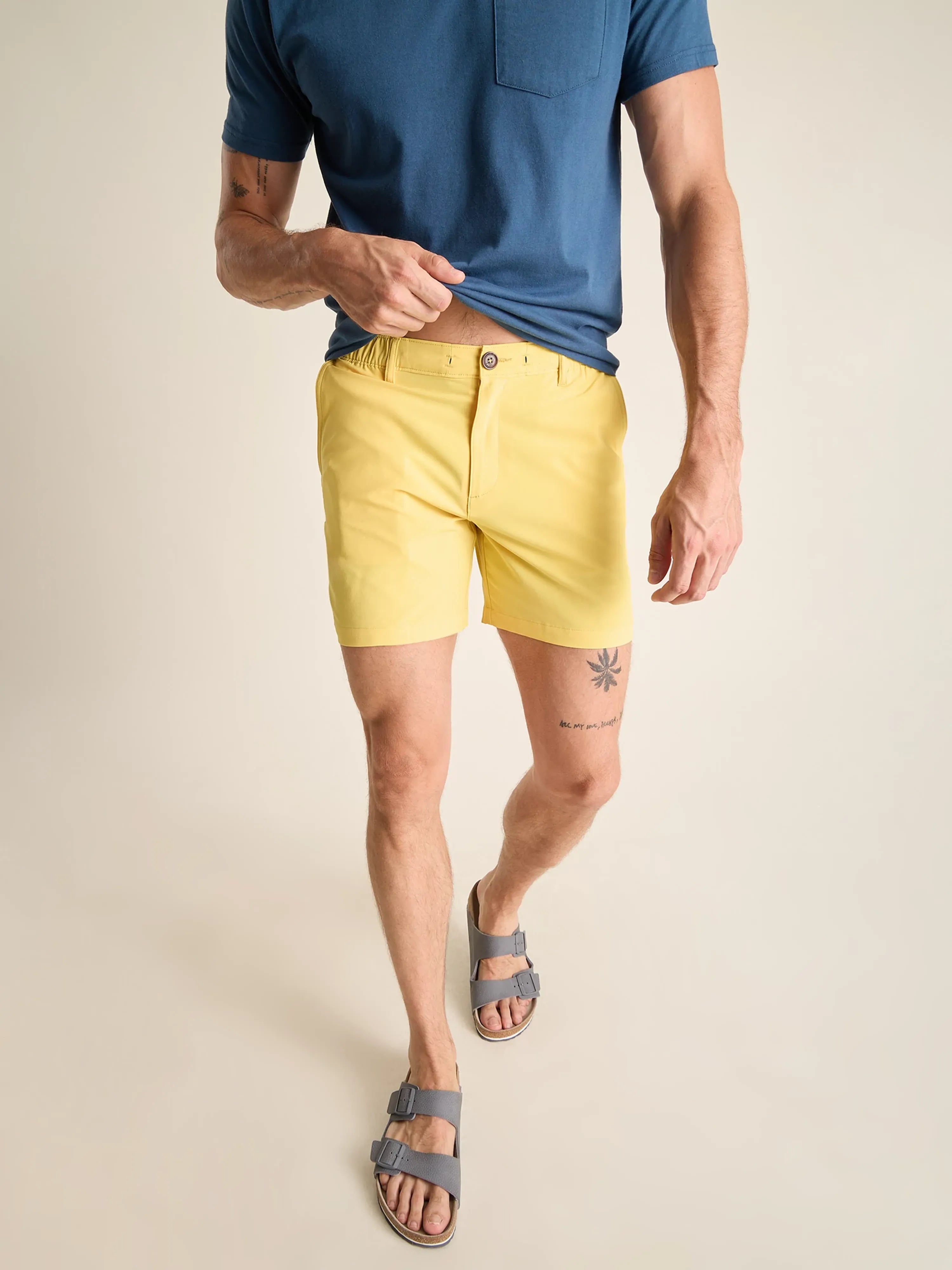 Embroidered Women Shorts with Intricate DesignsThe Golden Rules 6" (Everywear Performance Short) Embroidered Women Shorts with Intricate DesignsThe Golden Rules 6" (Everywear Performance Short)