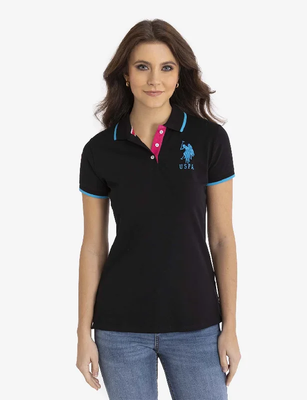 Machine - washable polo shirt in durable jersey fabricTRIPLE CROWN SOLID POLO SHIRT