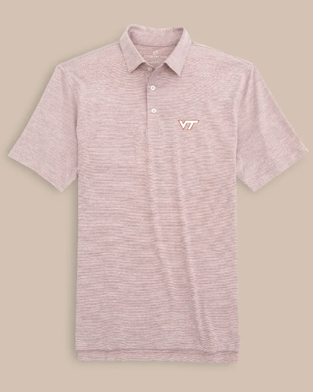 UV - protected polo shirt for outdoor enthusiastsVirginia Tech Hokies Driver Spacedye Polo Shirt
