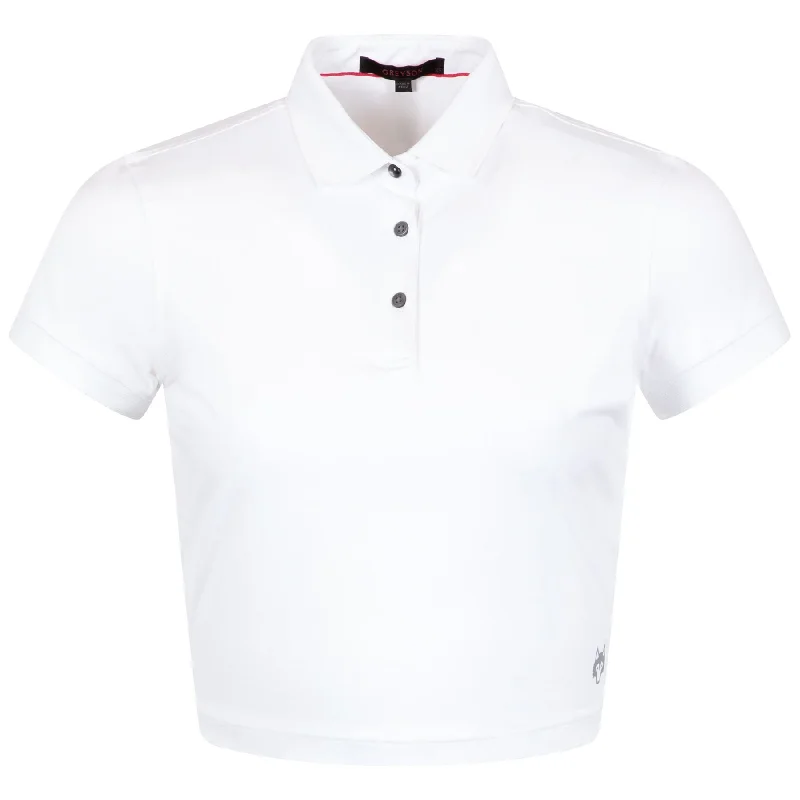 Long - sleeve polo shirt in lightweight polyester for layeringWomens Cropped Scarlett Polo Arctic - AW24 Long - sleeve polo shirt in lightweight polyester for layeringWomens Cropped Scarlett Polo Arctic - AW24