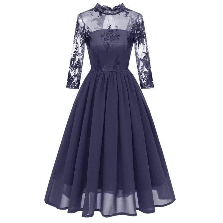 Cable - Knit Women Long Sleeve Top with a Cozy TextureWomen's Lace Sleeved Chiffon Party Dresses Wedding Dress Cable - Knit Women Long Sleeve Top with a Cozy TextureWomen's Lace Sleeved Chiffon Party Dresses Wedding Dress