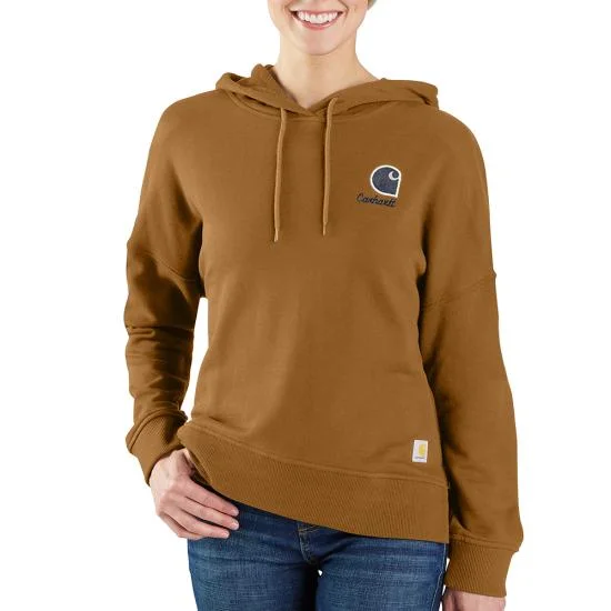 Pocket - Equipped Women Long Sleeve Top for Added FunctionalityWomen's TENCEL™ Fiber Series Graphic Hooded Sweatshirt
