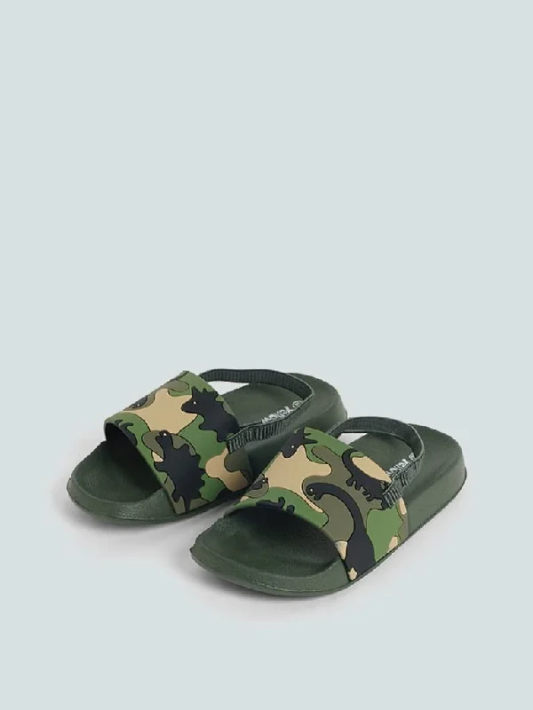 High - Waisted Women Shorts for a Retro and Flattering LookYellow Green Camouflage Slides High - Waisted Women Shorts for a Retro and Flattering LookYellow Green Camouflage Slides