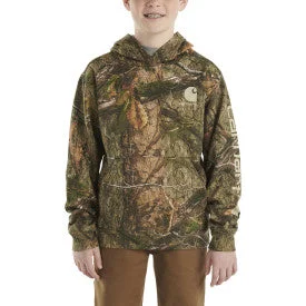 Youth Boys Long Sleeve Camo Graphic Sweatshirt - Mossy Oak Country DNA