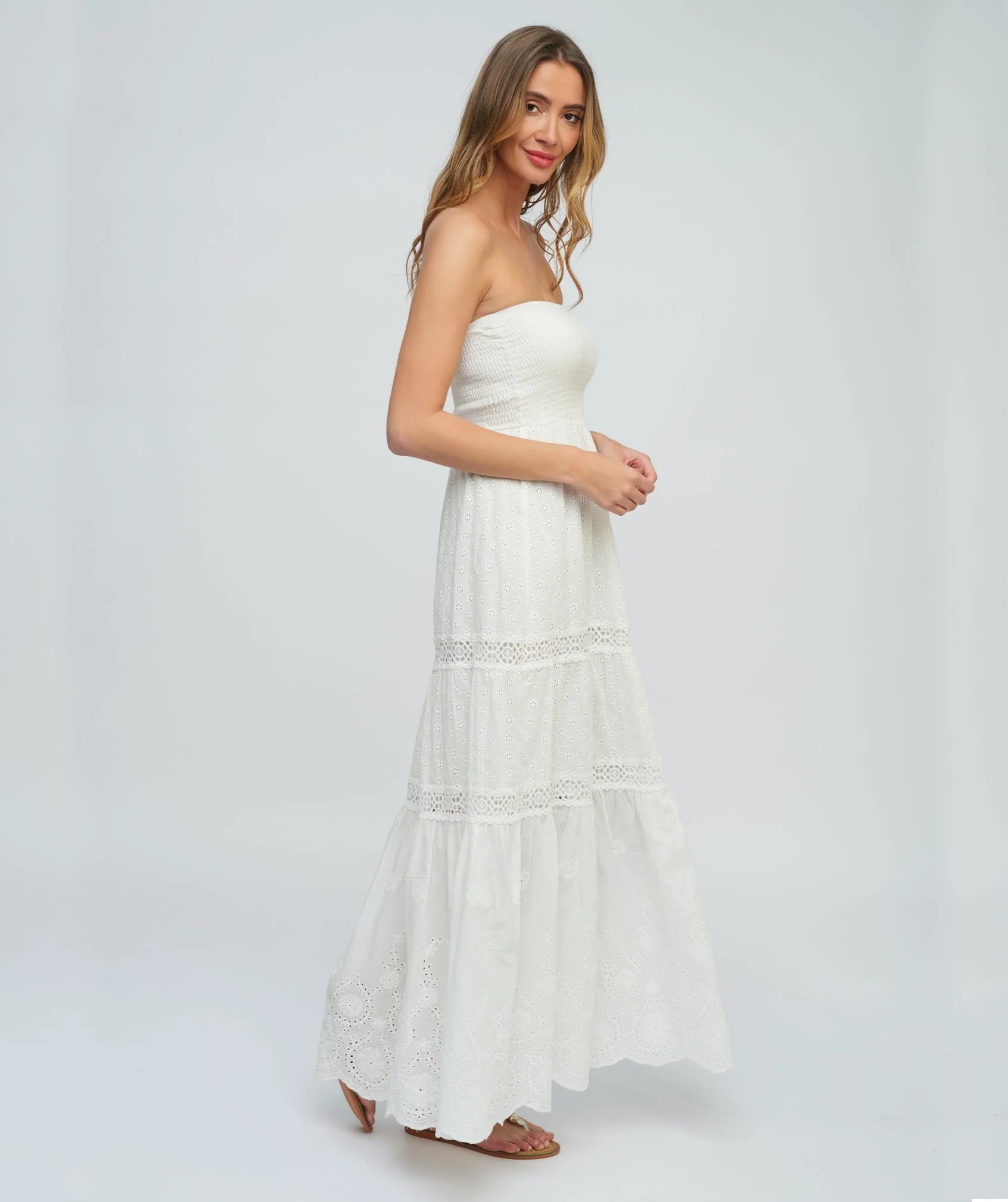 Wrinkle - resistant cover ups for easy travel to beach destinationsZAHARA MAXI DRESS WHITE Wrinkle - resistant cover ups for easy travel to beach destinationsZAHARA MAXI DRESS WHITE